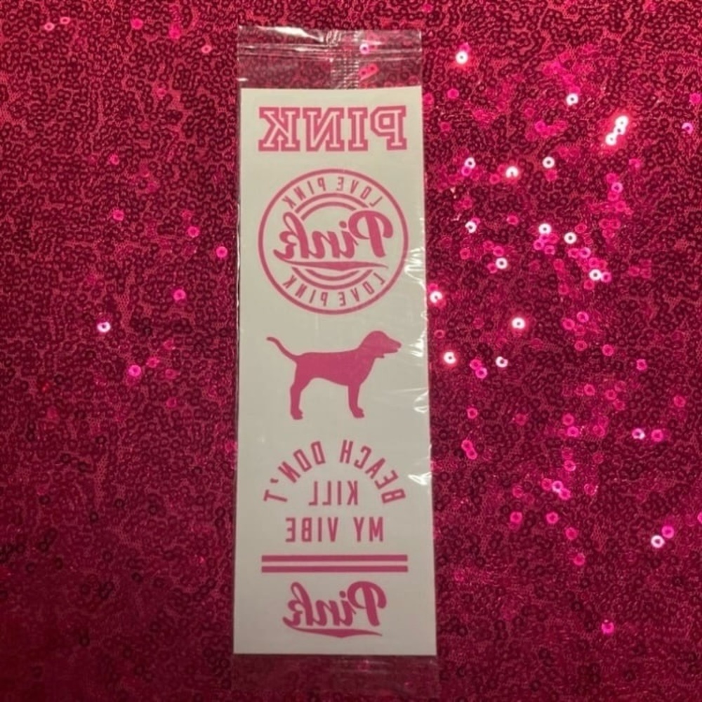 PINK Victoria’s Secret Logo Tattoos Limited Edition vspink Collectible Y2K rare
